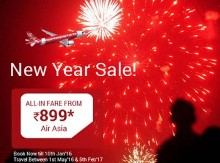 Air Asia sale Flights from Rs. 899 at Airasia